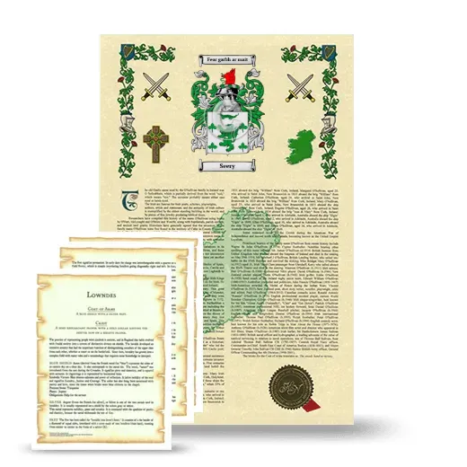 Seery Armorial History and Symbolism package