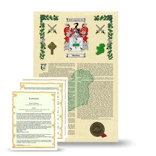 Sharkey Armorial History and Symbolism package