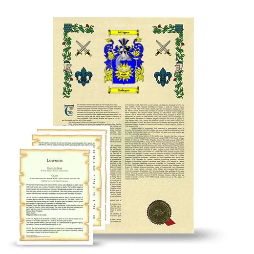Solages Armorial History and Symbolism package