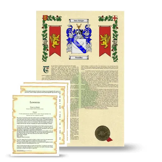 Stanley Armorial History and Symbolism package