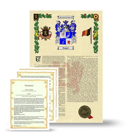 Stapper Armorial History and Symbolism package