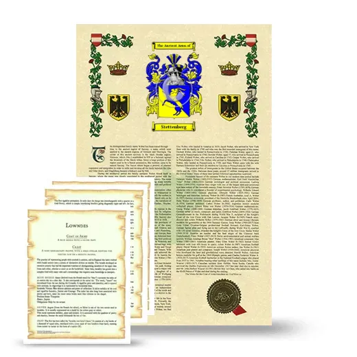 Stettenberg Armorial History and Symbolism package