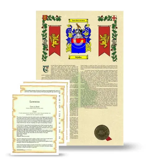 Stjohn Armorial History and Symbolism package