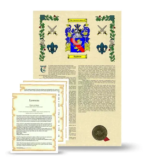 Stpierre Armorial History and Symbolism package