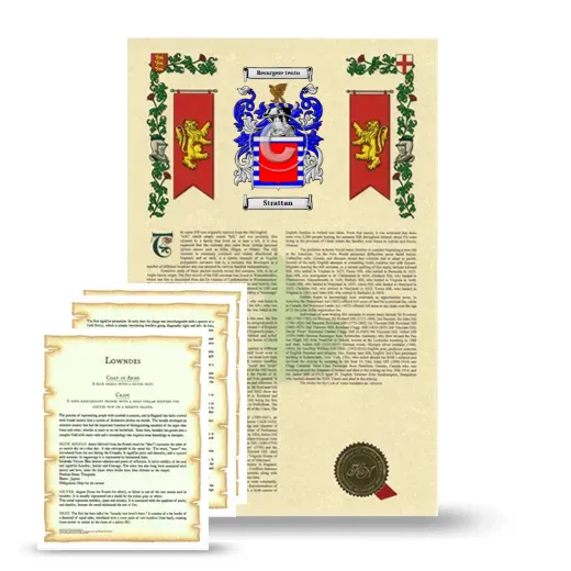 Strattan Armorial History and Symbolism package