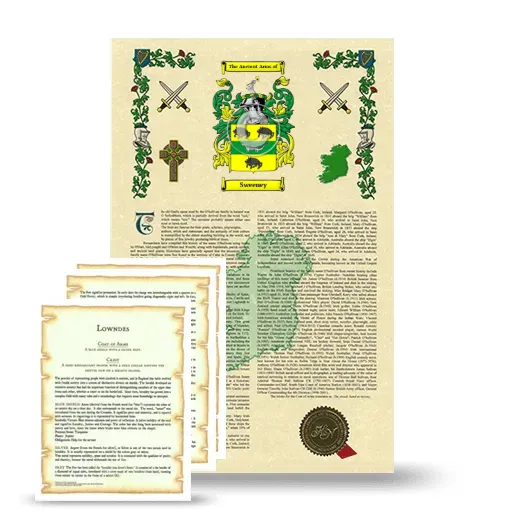 Sweeney Armorial History and Symbolism package