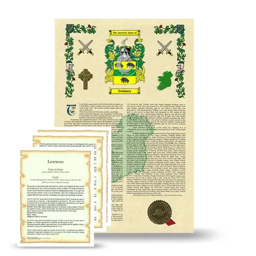 Swinney Armorial History and Symbolism package