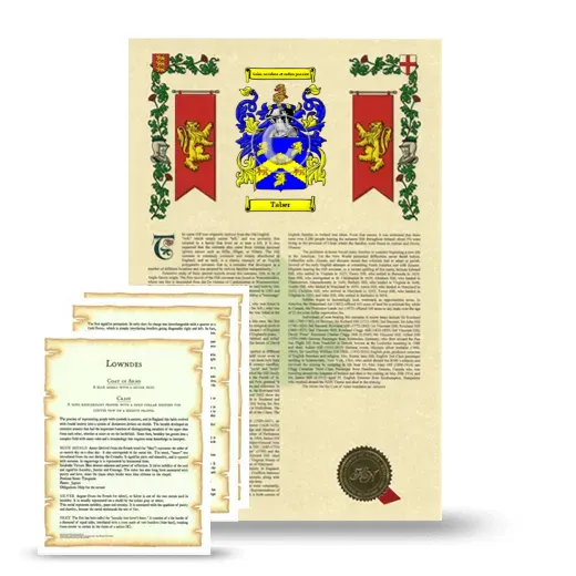 Taber Armorial History and Symbolism package