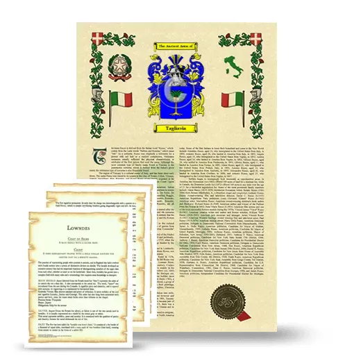 Tagliavia Armorial History and Symbolism package