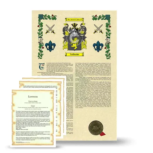 Taillardat Armorial History and Symbolism package