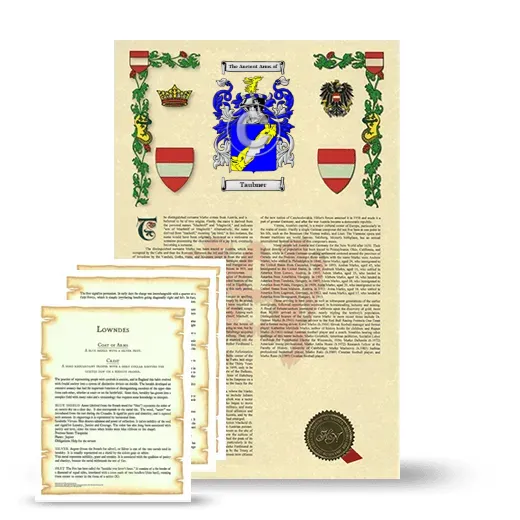 Taubner Armorial History and Symbolism package