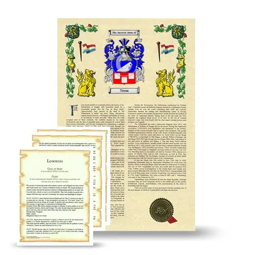 Teem Armorial History and Symbolism package