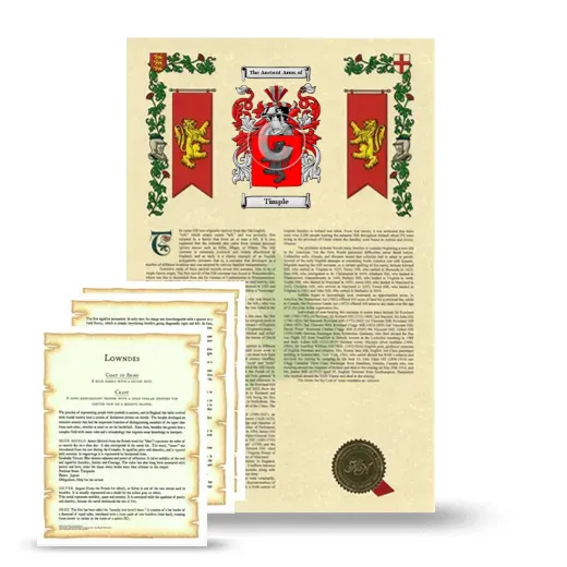 Timple Armorial History and Symbolism package