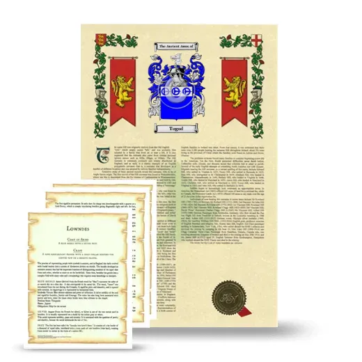 Togod Armorial History and Symbolism package