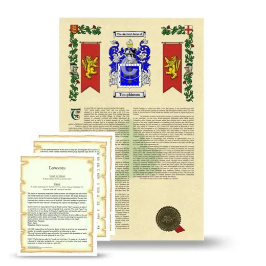 Tompkinson Armorial History and Symbolism package