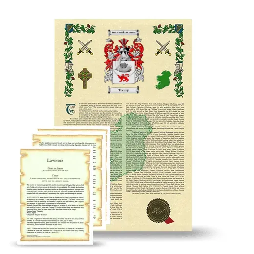 Toomy Armorial History and Symbolism package