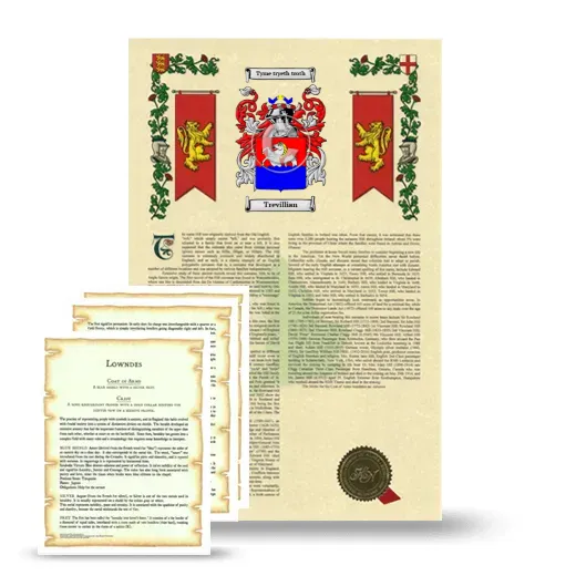 Trevillian Armorial History and Symbolism package
