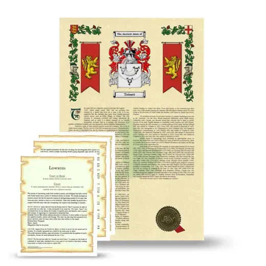 Trivett Armorial History and Symbolism package