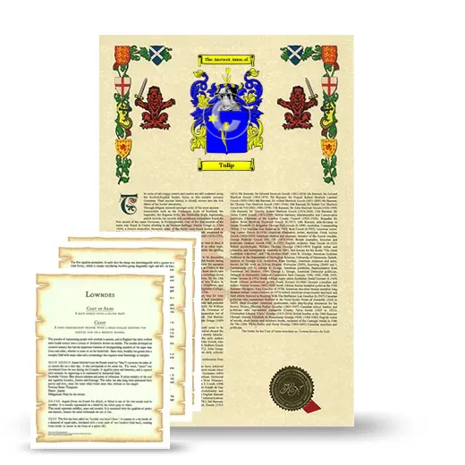 Tulip Armorial History and Symbolism package