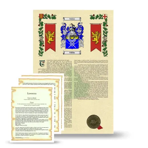 Uddin Armorial History and Symbolism package