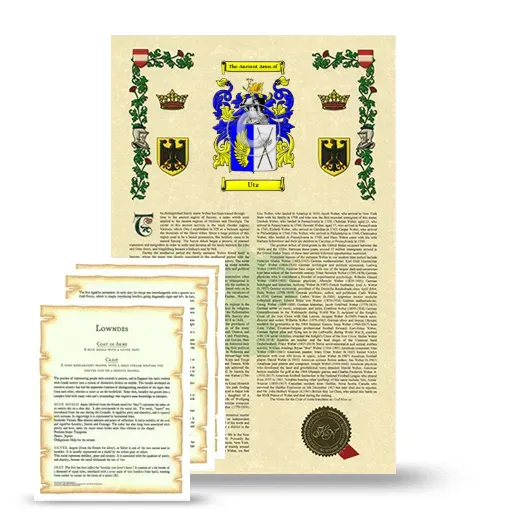 Utz Armorial History and Symbolism package
