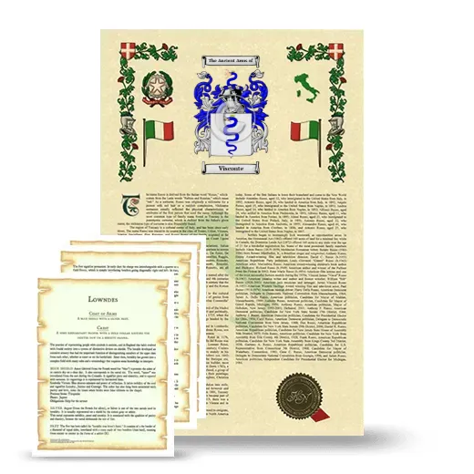 Visconte Armorial History and Symbolism package