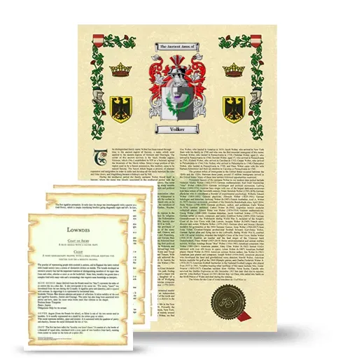 Volker Armorial History and Symbolism package