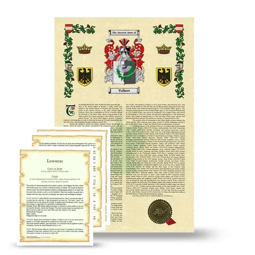 Volkert Armorial History and Symbolism package