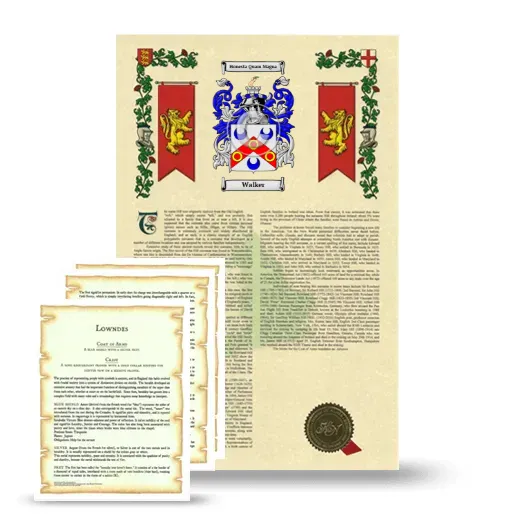 Walker Armorial History and Symbolism package