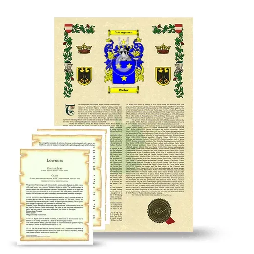 Weber Armorial History and Symbolism package