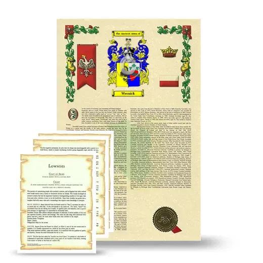 Wernick Armorial History and Symbolism package