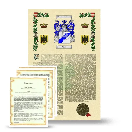 Wett Armorial History and Symbolism package