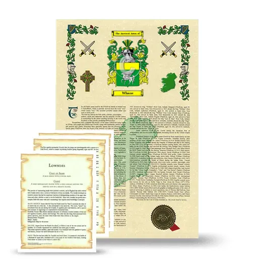 Whane Armorial History and Symbolism package