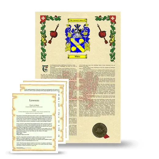 Wirtz Armorial History and Symbolism package