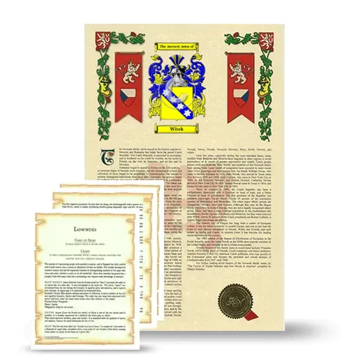 Witek Armorial History and Symbolism package