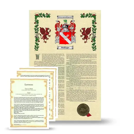 Wolfinger Armorial History and Symbolism package