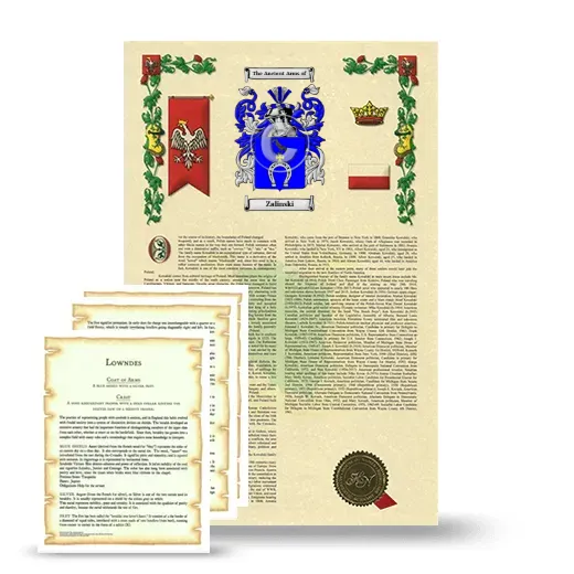Zalinski Armorial History and Symbolism package