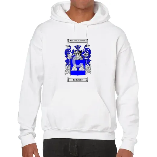 La Roque Unisex Coat of Arms Hooded Sweatshirt