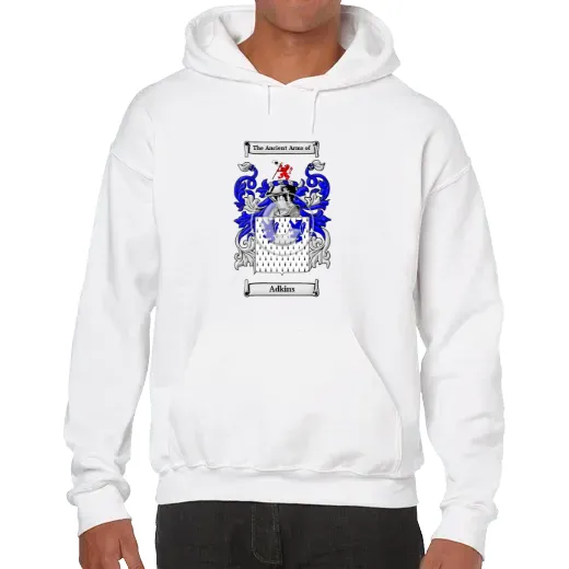 Adkins Unisex Coat of Arms Hooded Sweatshirt