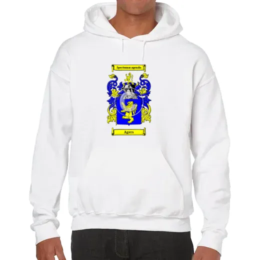 Agers Unisex Coat of Arms Hooded Sweatshirt