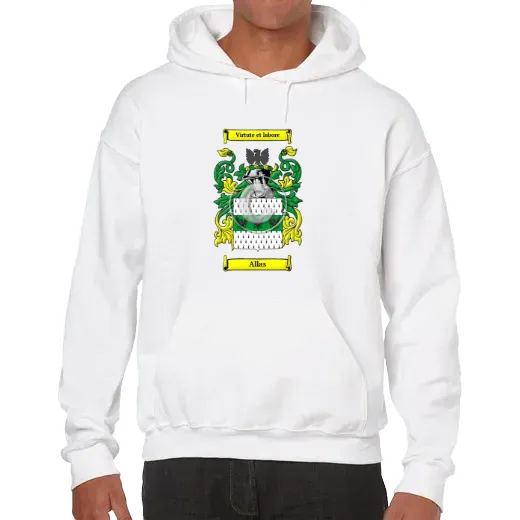 Allas Unisex Coat of Arms Hooded Sweatshirt