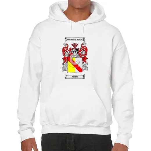 Amico Unisex Coat of Arms Hooded Sweatshirt