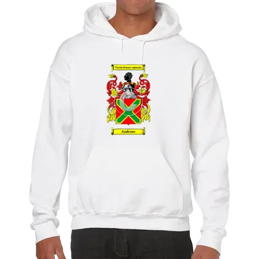 Andross Unisex Coat of Arms Hooded Sweatshirt