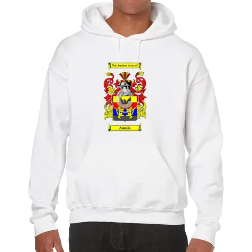 Anzola Unisex Coat of Arms Hooded Sweatshirt