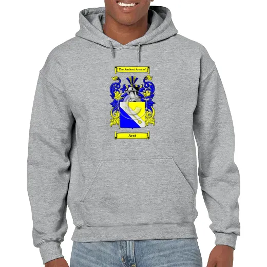 Arzt Grey Unisex Coat of Arms Hooded Sweatshirt