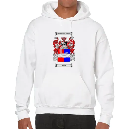 Auda Unisex Coat of Arms Hooded Sweatshirt