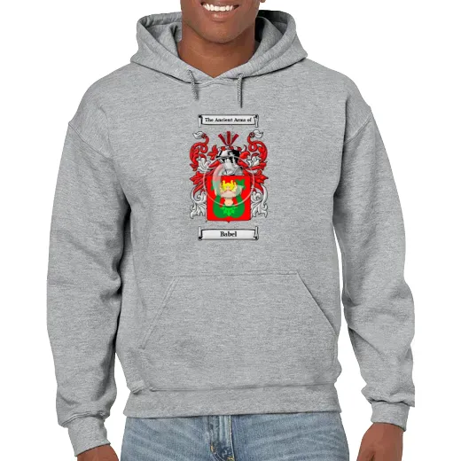 Babel Grey Unisex Coat of Arms Hooded Sweatshirt