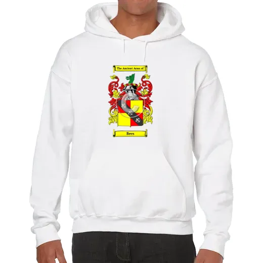 Bees Unisex Coat of Arms Hooded Sweatshirt