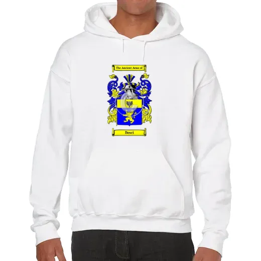 Bosci Unisex Coat of Arms Hooded Sweatshirt