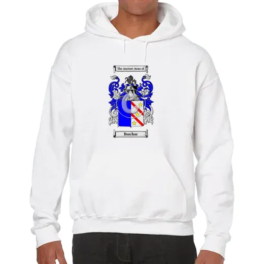 Burchar Unisex Coat of Arms Hooded Sweatshirt